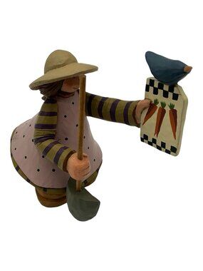 Willeraye Studio "Farmers Market" First Time Gardener  Figurine Vintage 2000